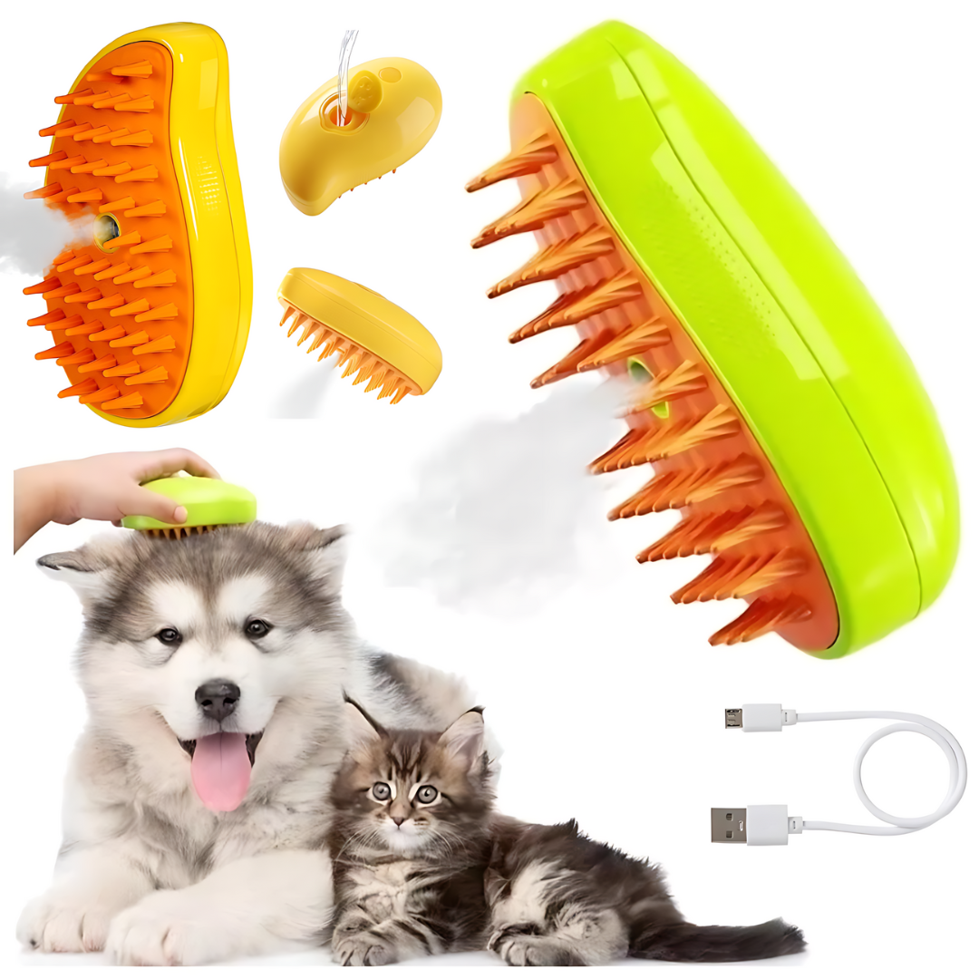 PetGlow™-Cepillo vapor multifuncional mascota