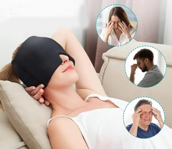 Neuro Gel wrap ™  -Gorro de gel, para dolor de migraña.