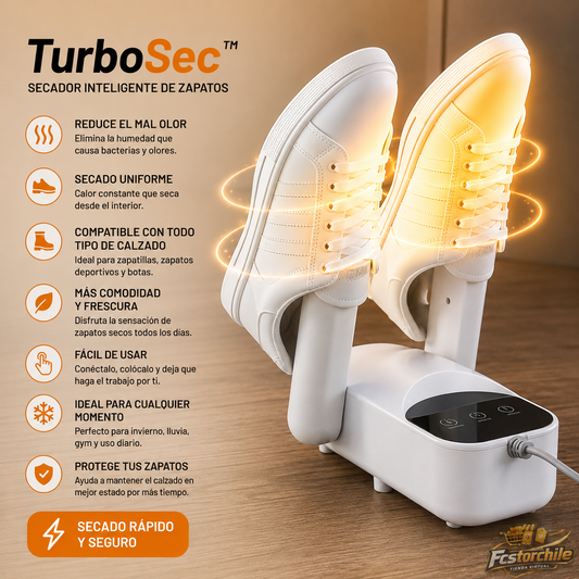 TurboSec™- Secador  y Esterilizador de Zapatos